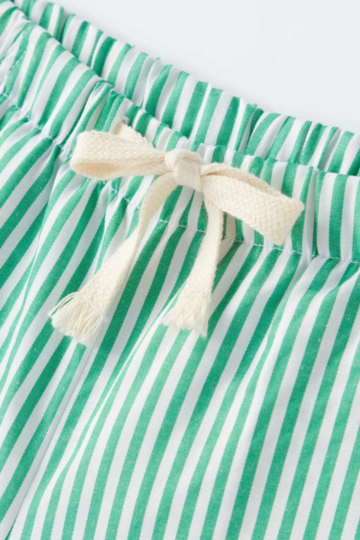 GREEN STRİPE ŞORT
