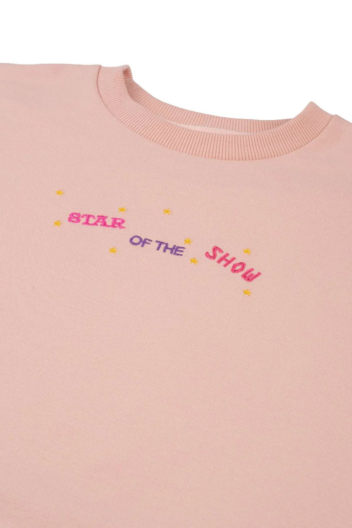Pelerin Detaylı Sweatshirt - Somon