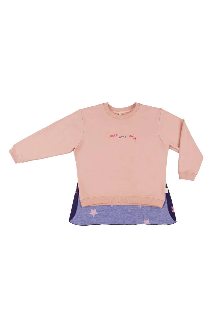 Pelerin Detaylı Sweatshirt - Somon