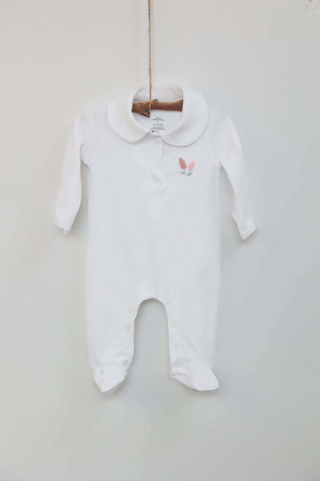 BLOOM SÜMBÜL NAKIŞLI BEBE YAKA TULUM