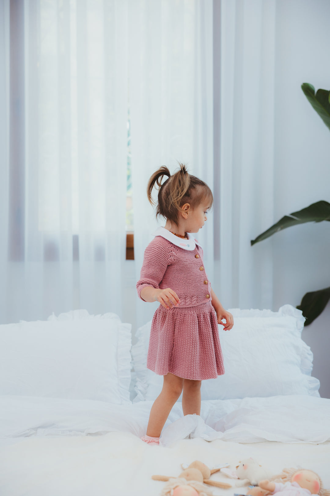 BLOOM TRİKO CEKET PEMBE