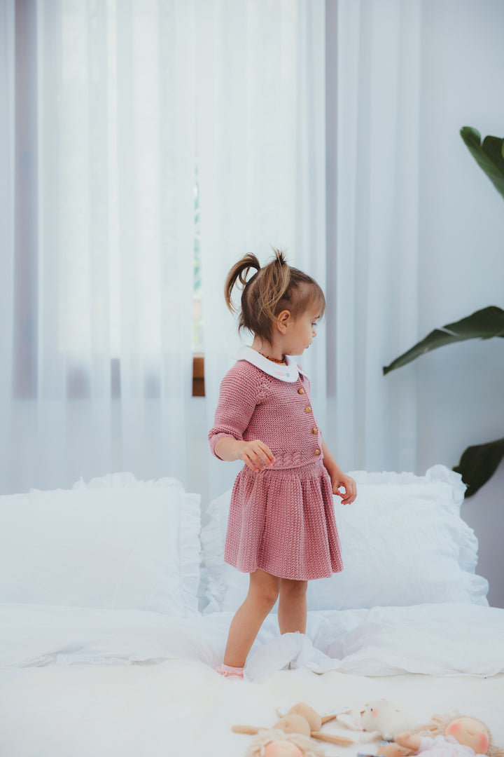 BLOOM TRİKO CEKET PEMBE