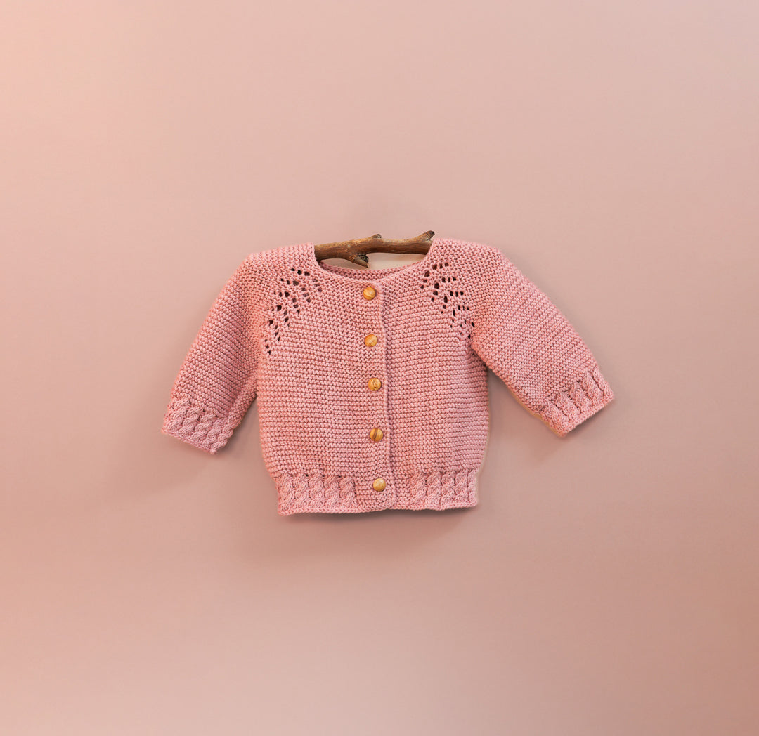 BLOOM TRİKO CEKET PEMBE