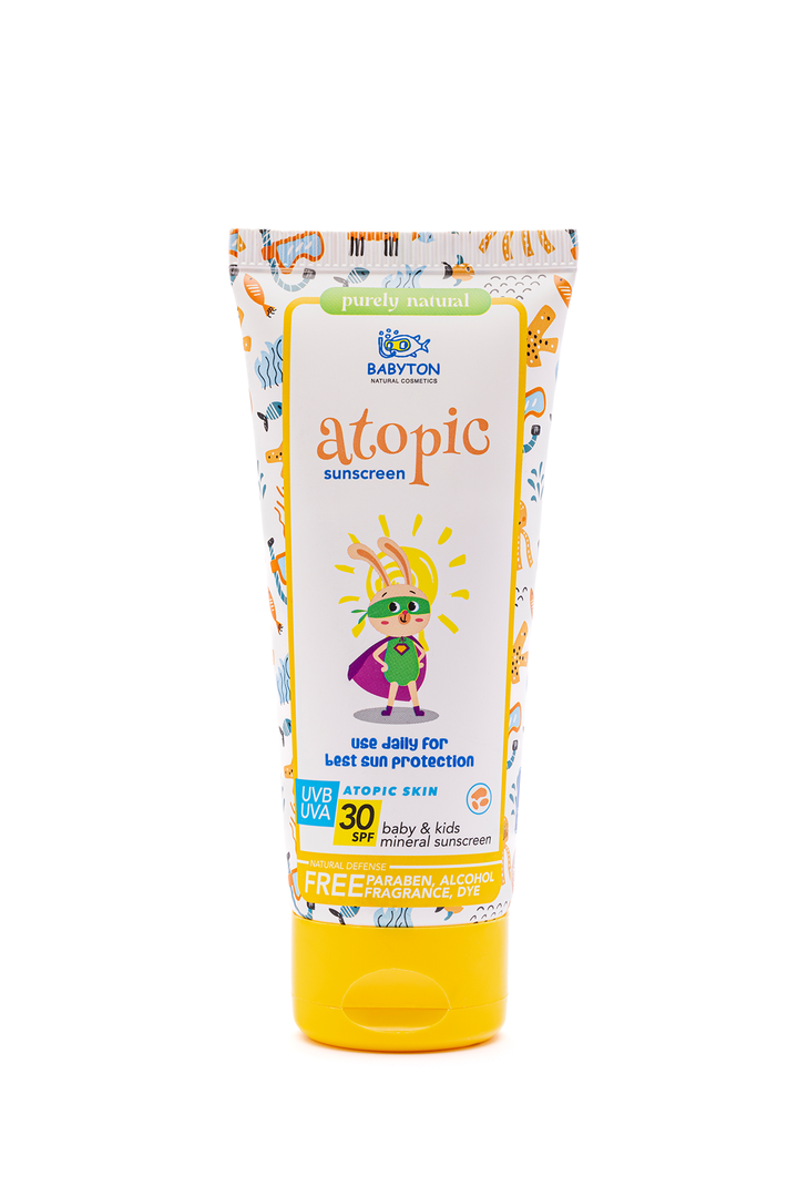 Bebek ve Çocuklar için Atopik Güneş Koruyucu Krem 100 ML