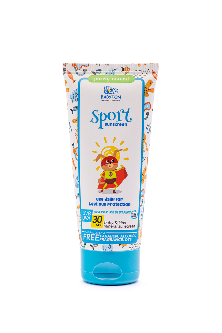 Bebek ve Çocuklar İçin Suya Dayanıklı Güneş Koruyucu Krem 100 ML