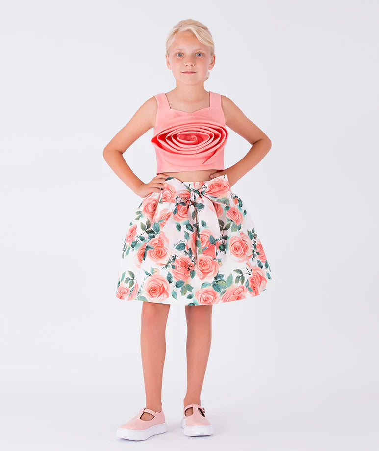 CARIOCA ROSE ORANGE ROSE BLOUSE