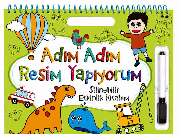 ADIM ADIM RESİM YAPIYORUM - YEŞİL