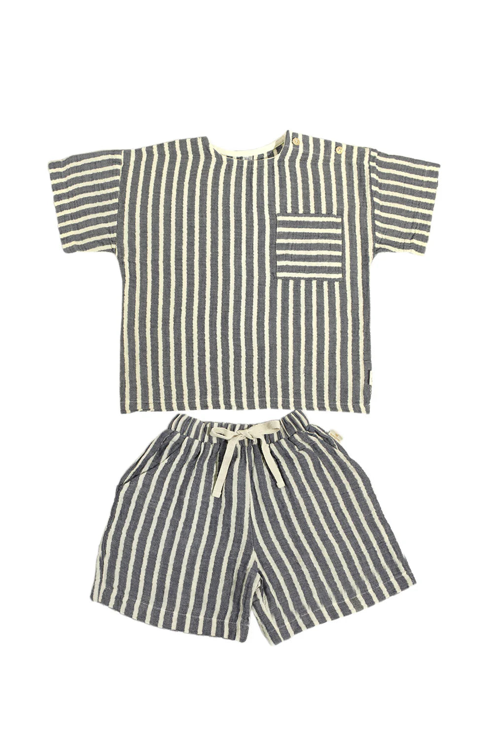 Comfy Müslin Set Lacivert