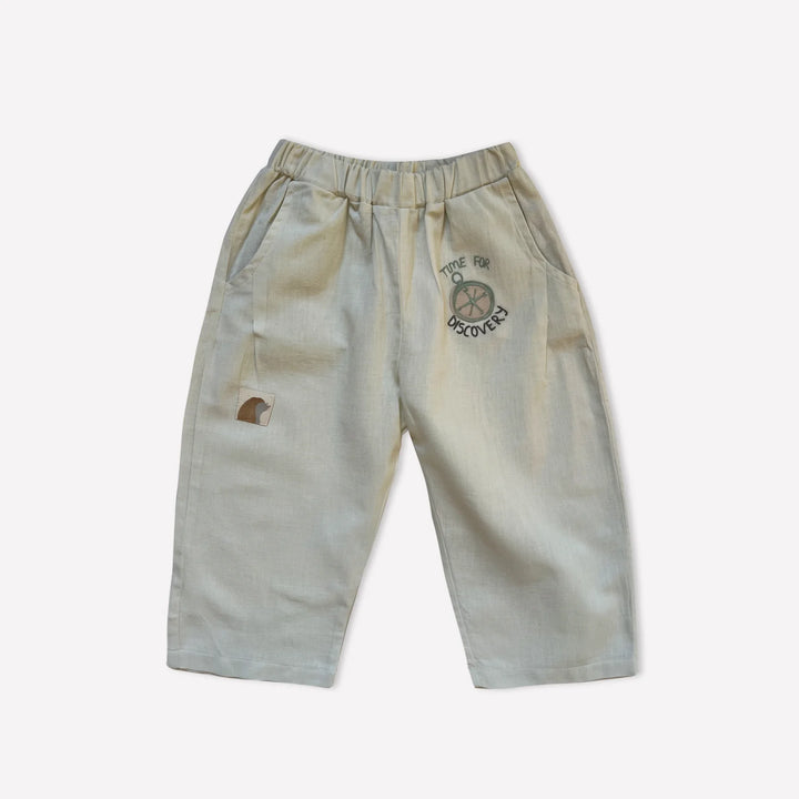 Organic Willow Gray ‘Compass’ Trousers