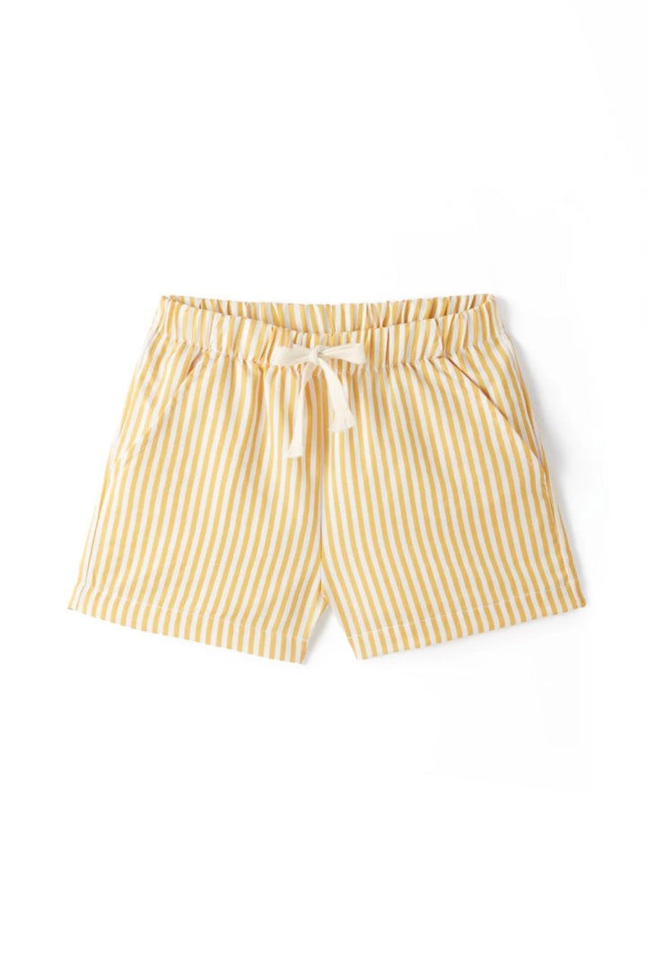 YELLOW STRİPE ŞORT