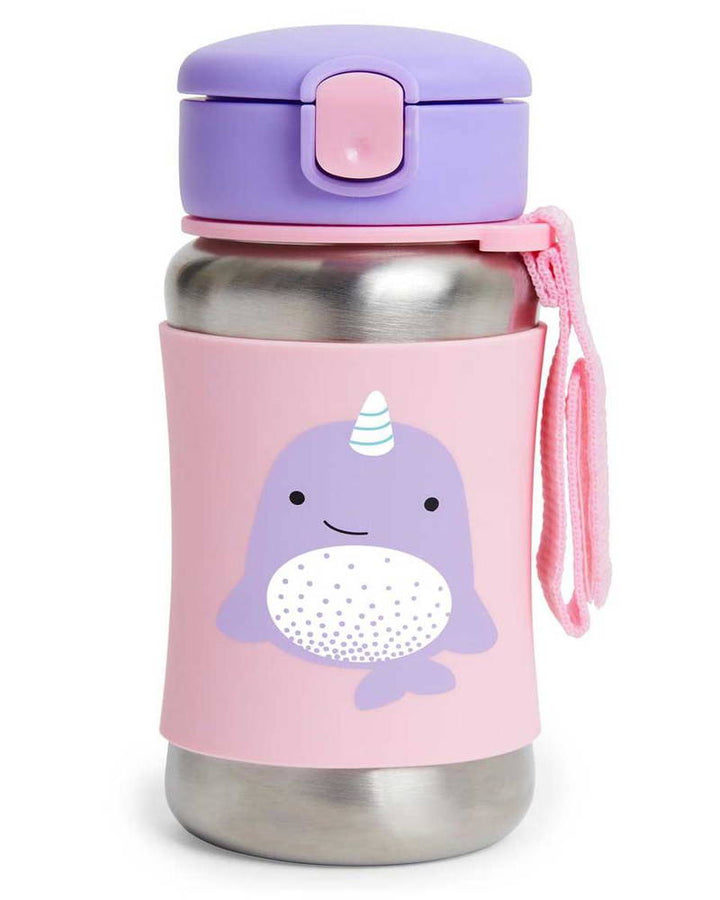 Skip Hop Pipetli Paslanmaz Çelik Suluk Narwhal