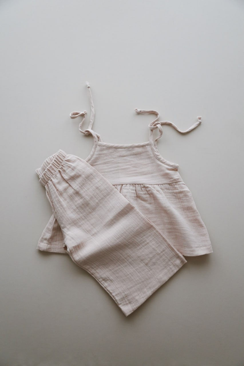 SALMON MUSLIN SET SOMON