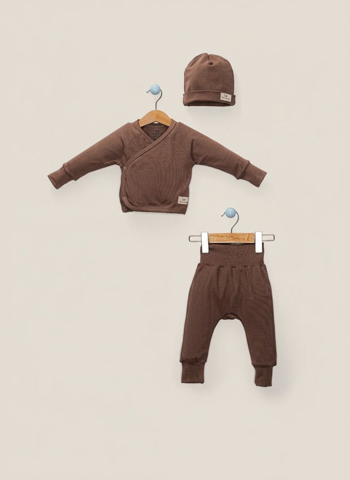 3LÜ MODAL YENİ DOĞAN SET KAHVE