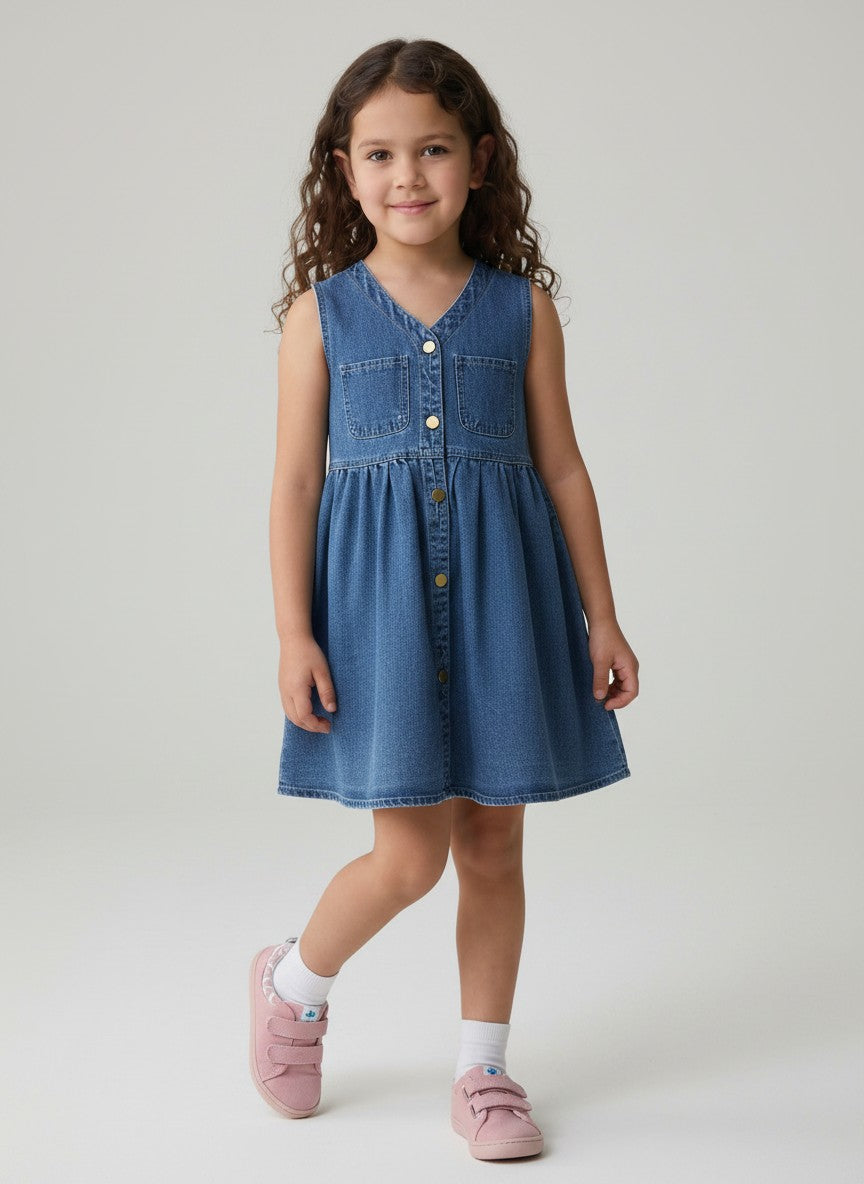 Petits Nobles Willow Denim Dress