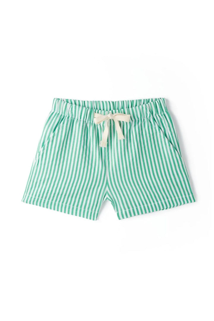 GREEN STRİPE ŞORT