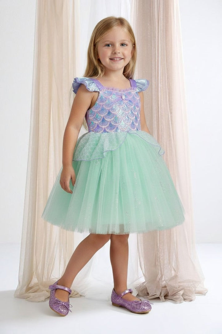 Fairymoon Mint Pearl Mermaid Dress