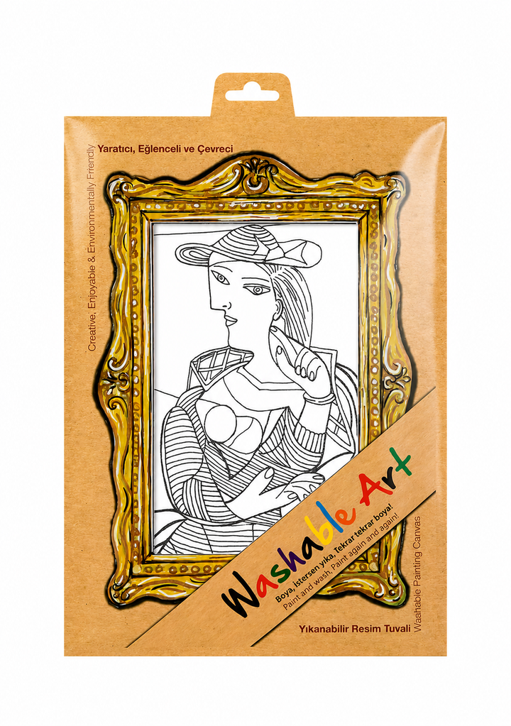 FUNNY MAT WASHABLE ART PABLO PICASSO SEATED WOMAN