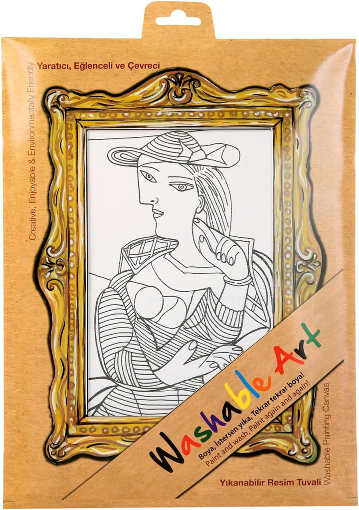 FUNNY MAT WASHABLE ART PABLO PICASSO SEATED WOMAN