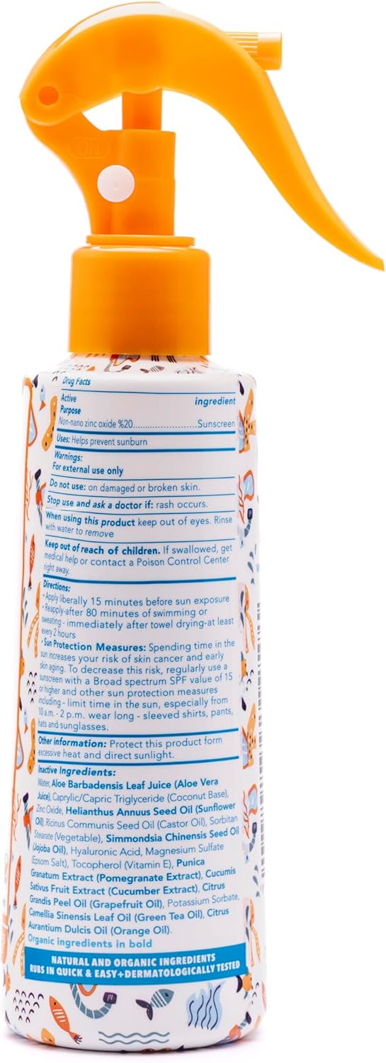 Bebek ve Çocuklar İçin Günlük Doğal Güneş Koruyucu Sprey 30 SPF 200 ml