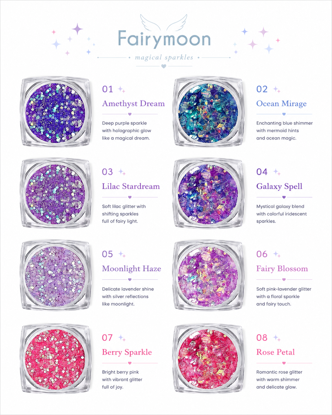 Fairymoon Crystal Flake Glitter