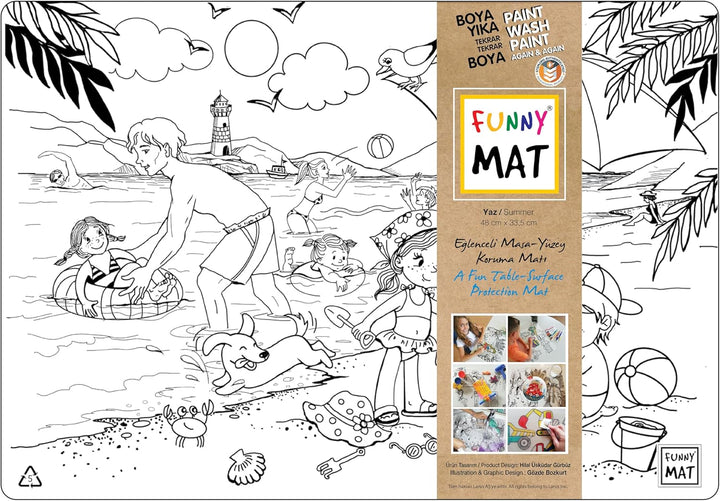 FUNNY MAT YAZ (%95 GERİ DÖNÜŞÜMLÜ)  48 x 33.5 cm