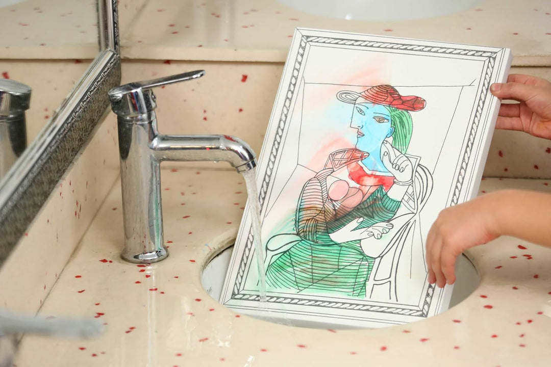 FUNNY MAT WASHABLE ART PABLO PICASSO SEATED WOMAN