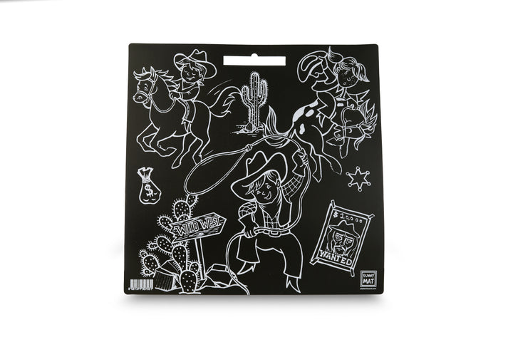 FUNNY MAT BLACK (TEBEŞİRLİ ) VAHŞİ BATI 40*40CM
