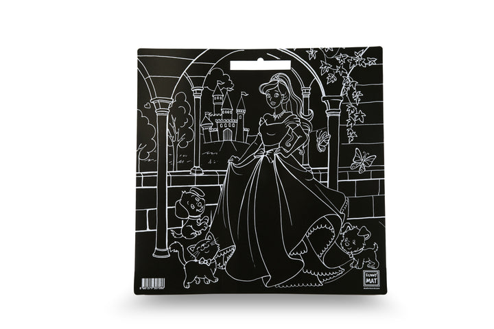 FUNNY MAT BLACK (TEBEŞİRLİ ) PRENSES 40*40CM