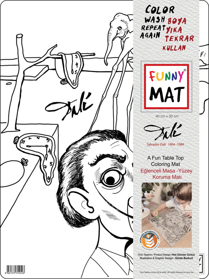 FUNNY MAT ARTIST COLLECTION DALI 30X40CM