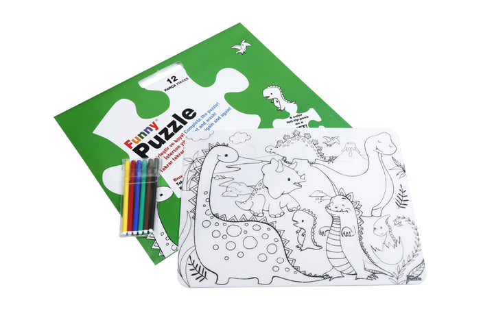 FUNNY MAT WASHABLE PUZZLE DİNAZOR ÇAĞI