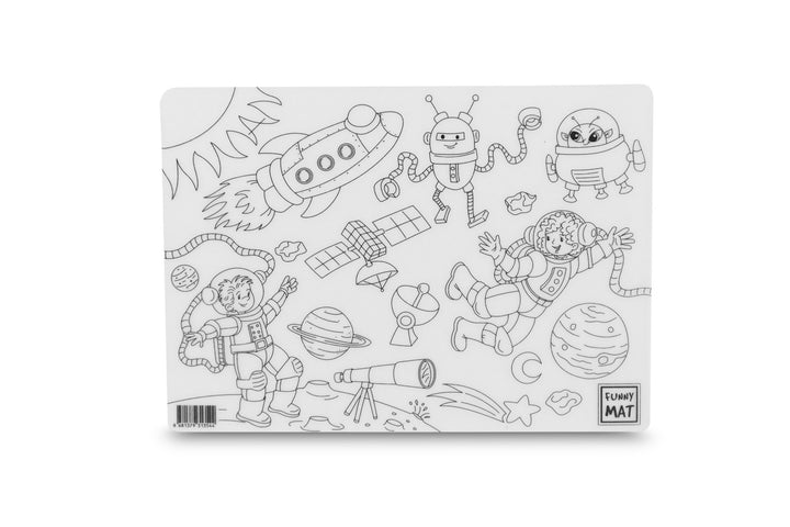 FUNNY MAT 2Lİ SET  UZAY &amp; DİNAZORLAR 6&