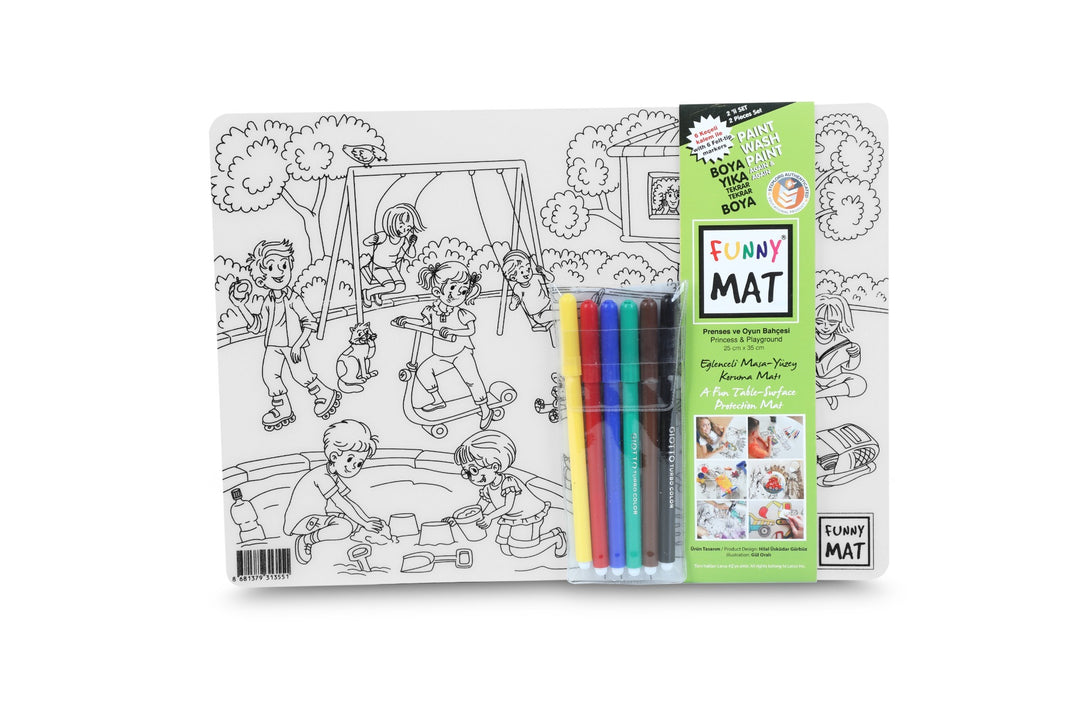 FUNNY MAT 2Lİ SET PRENSES &amp; OYUN BAHÇESİ  6&