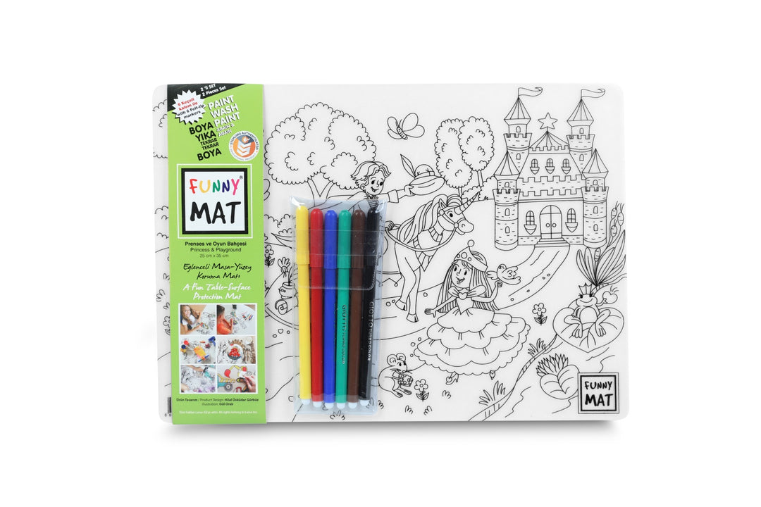 FUNNY MAT 2Lİ SET PRENSES &amp; OYUN BAHÇESİ  6&
