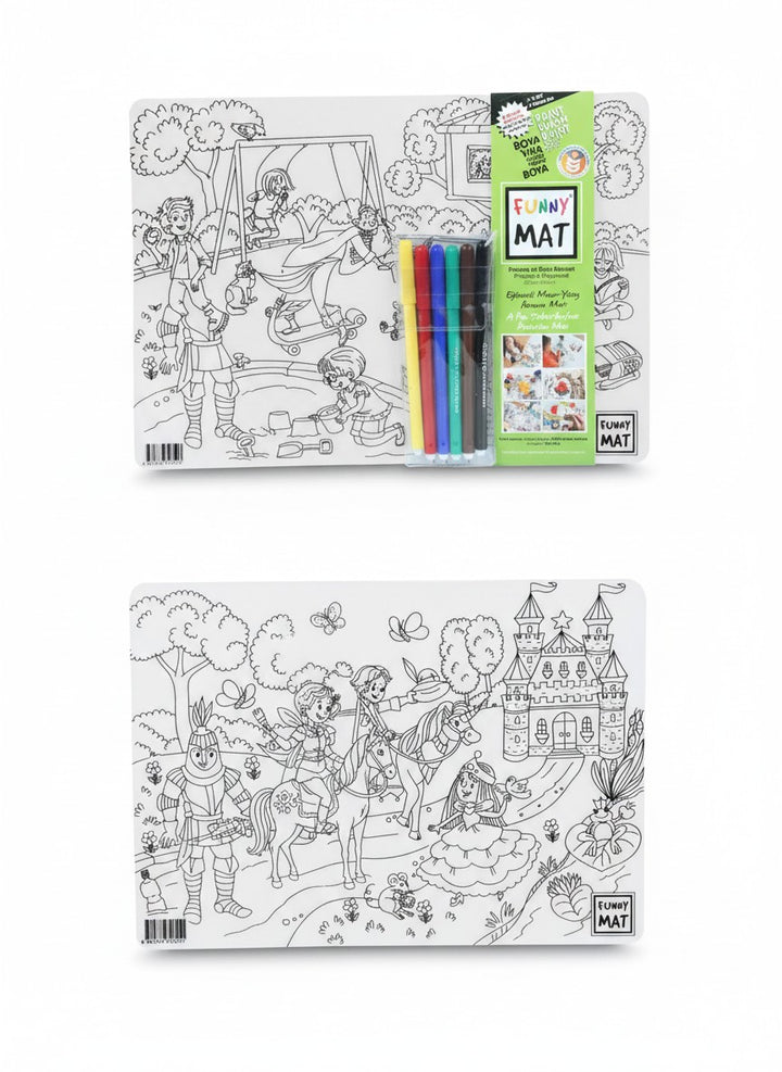 FUNNY MAT 2Lİ SET PRENSES &amp; OYUN BAHÇESİ  6&