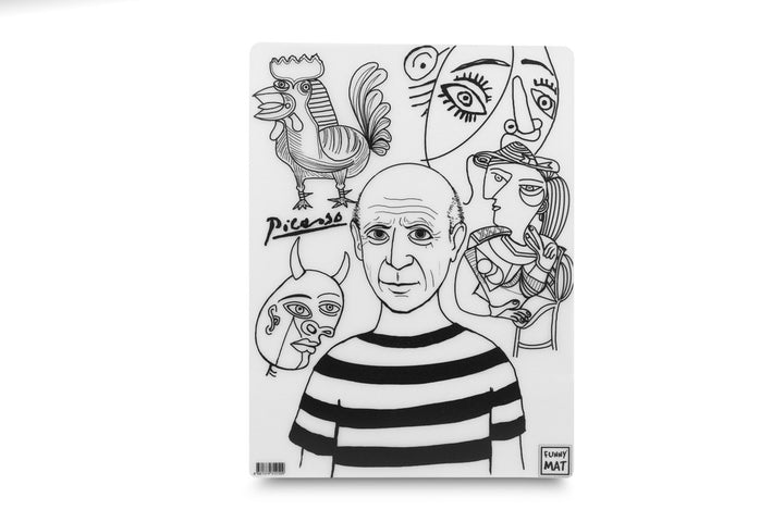 FUNNY MAT 2Lİ SET- PABLO PİCASSO &amp; FRİDA KAHLO 30X40 CM 6&