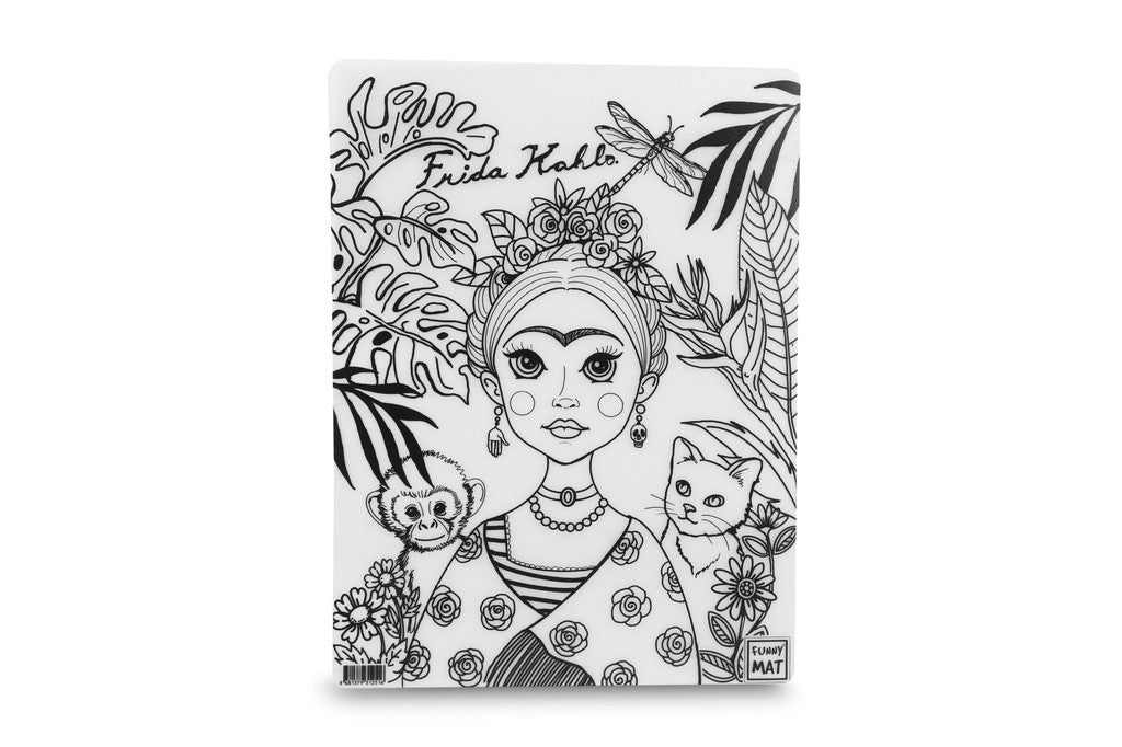 FUNNY MAT 2Lİ SET- PABLO PİCASSO &amp; FRİDA KAHLO 30X40 CM 6&