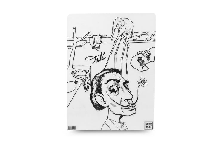 FUNNY MAT 2Lİ SET- VINCENT VAN GOGH &amp; SALVADOR DALİ 30X40 CM 6&