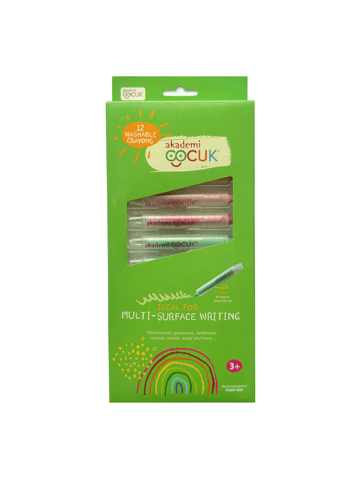 YIKANABİLİR CRAYONS 12 BOYA