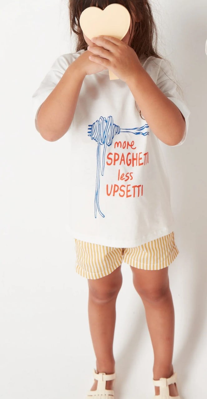 YELLOW STRİPE ŞORT