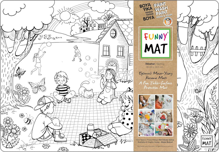 FUNNY MAT İLKBAHAR (%95 GERİ DÖNÜŞÜMLÜ) 48 x 33.5 cm