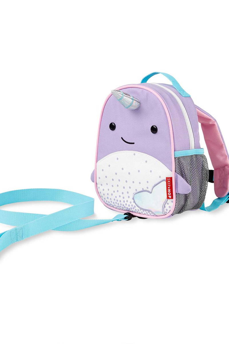 Skip Hop Emniyet Kemerli Sırt Çantası - Narwhal