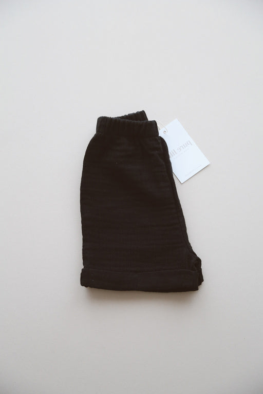 MUSLIN SHORT SİYAH