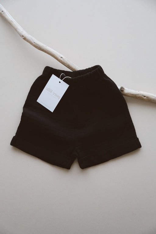 MUSLIN SHORT SİYAH