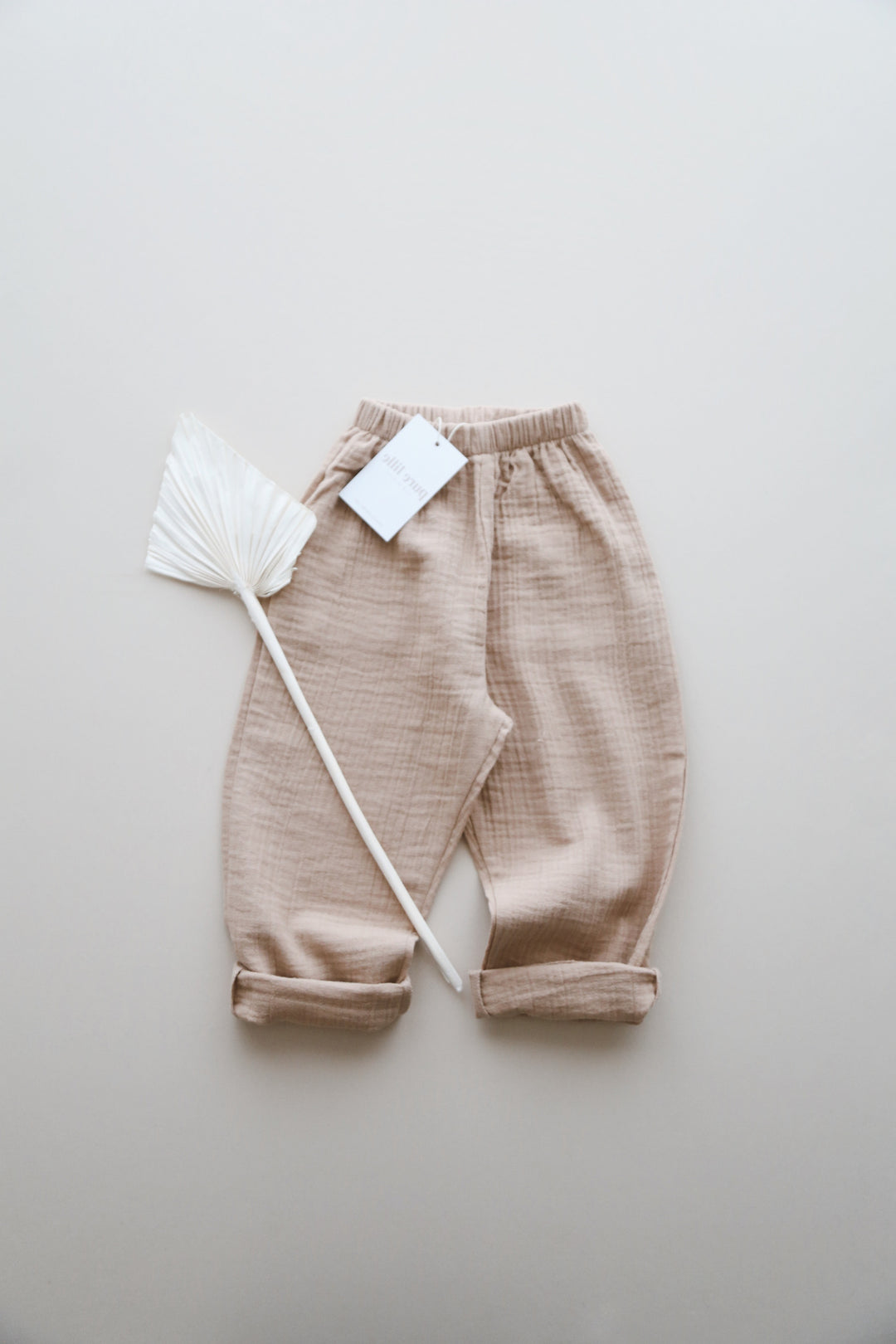 MUSLIN PANTS BEJ