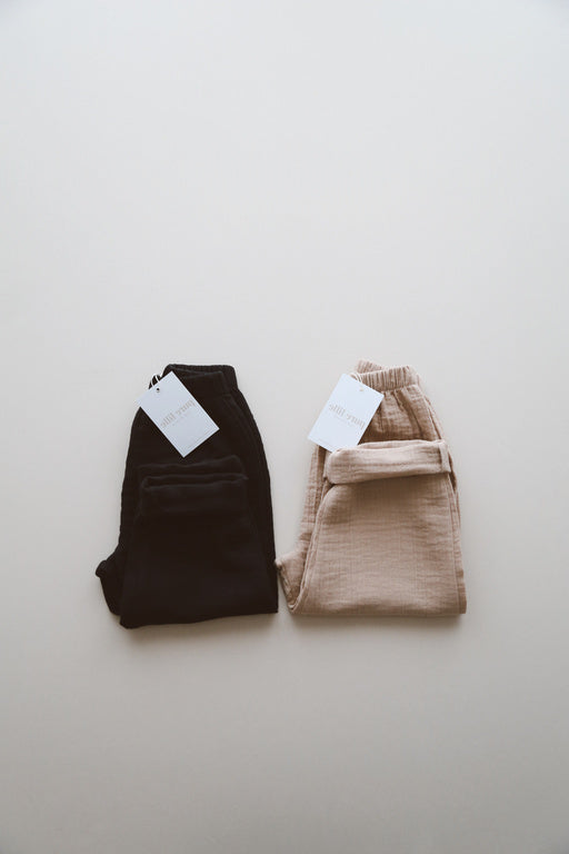 MUSLIN PANTS SİYAH