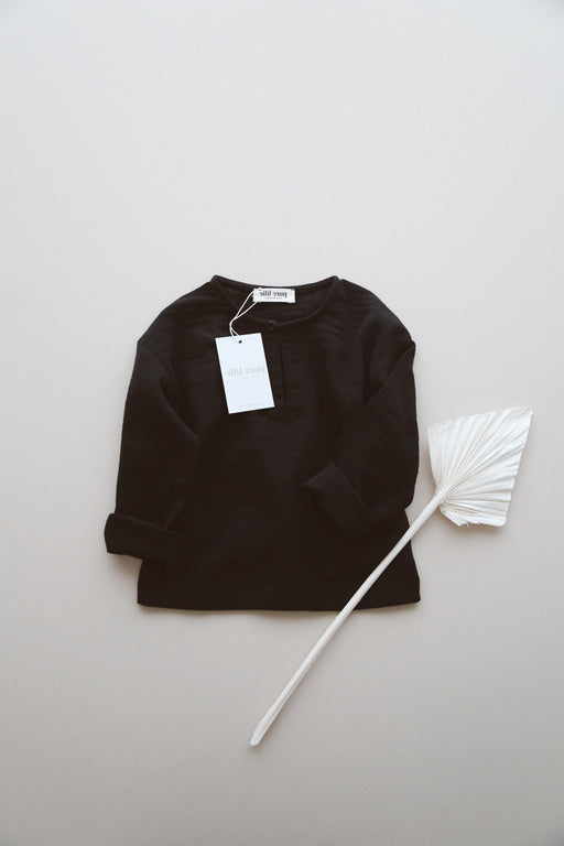 MUSLIN SHIRT SİYAH