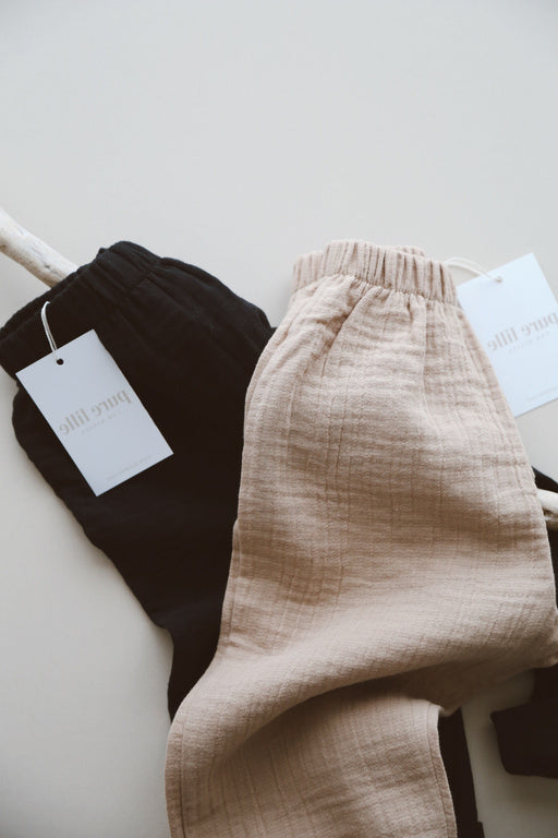 MUSLIN PANTS SİYAH