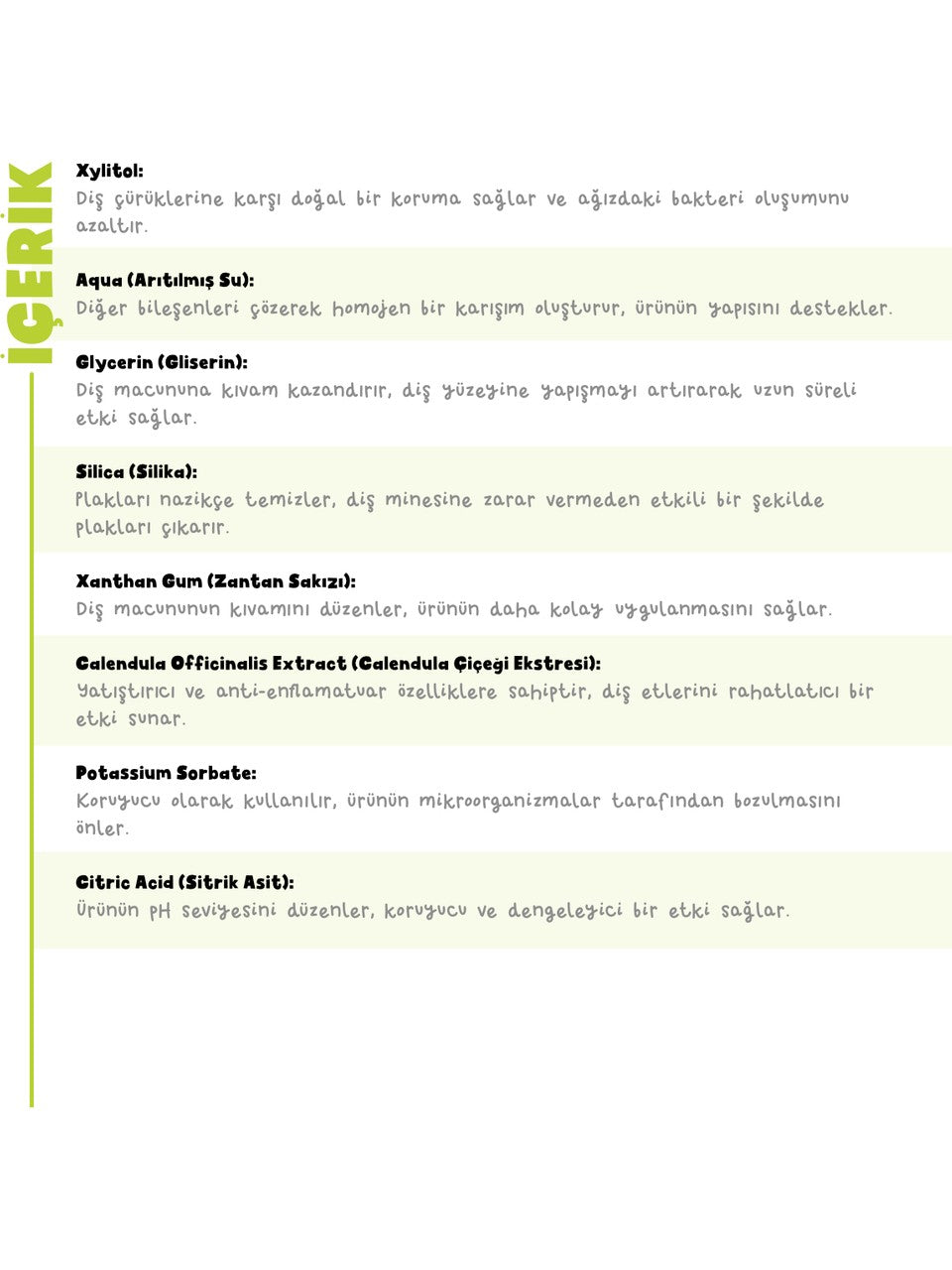 Organik Aromasız Diş Macunu 50gr