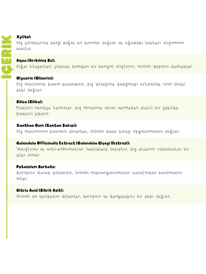 Organik Aromasız Diş Macunu 50gr