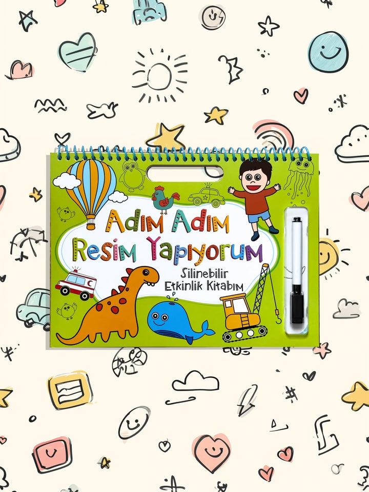 ADIM ADIM RESİM YAPIYORUM - YEŞİL